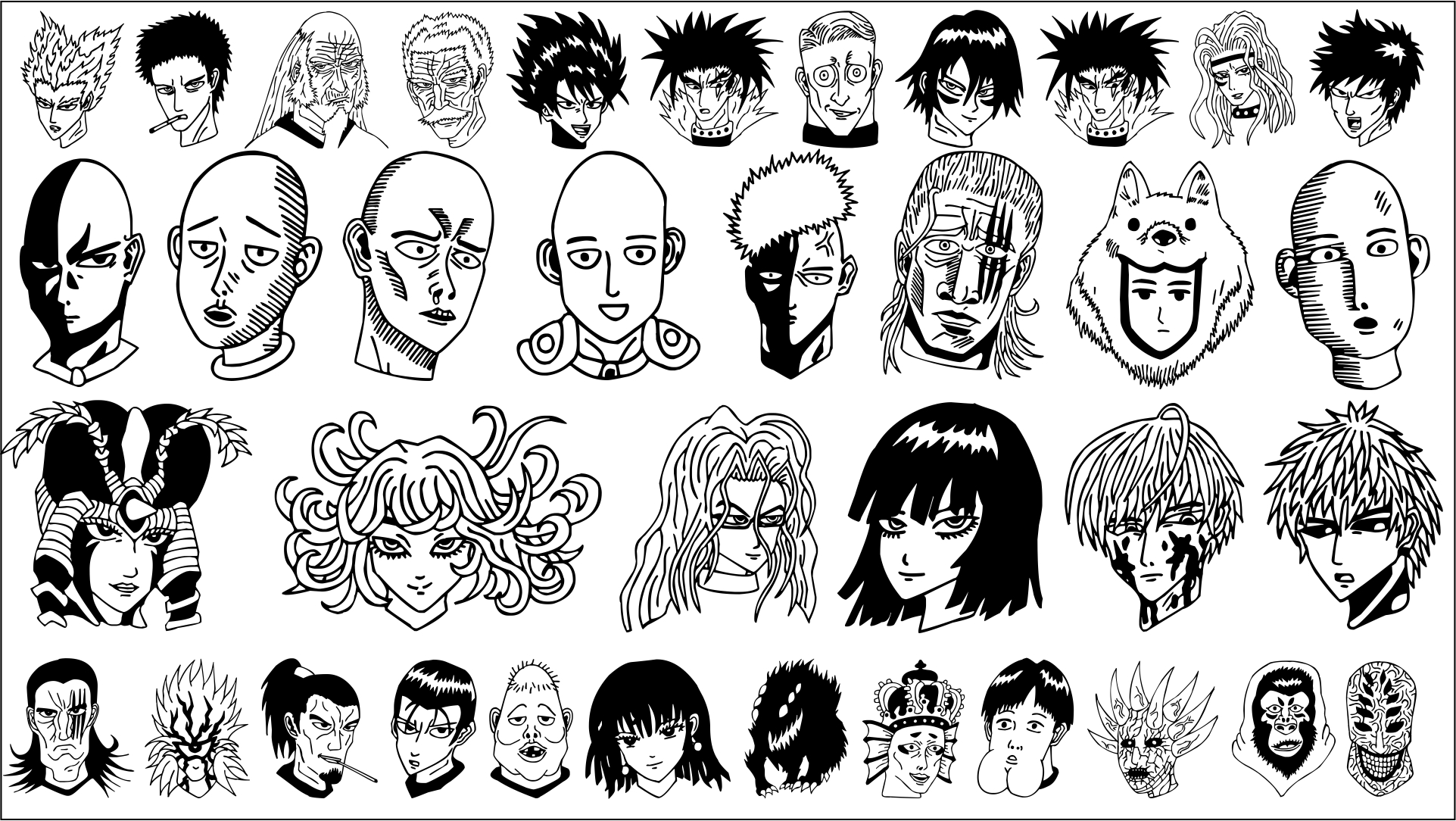 One Punch Man Painting